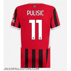 AC Milan Christian Pulisic #11 Kotipaita Naisten 2024-25 Lyhythihainen